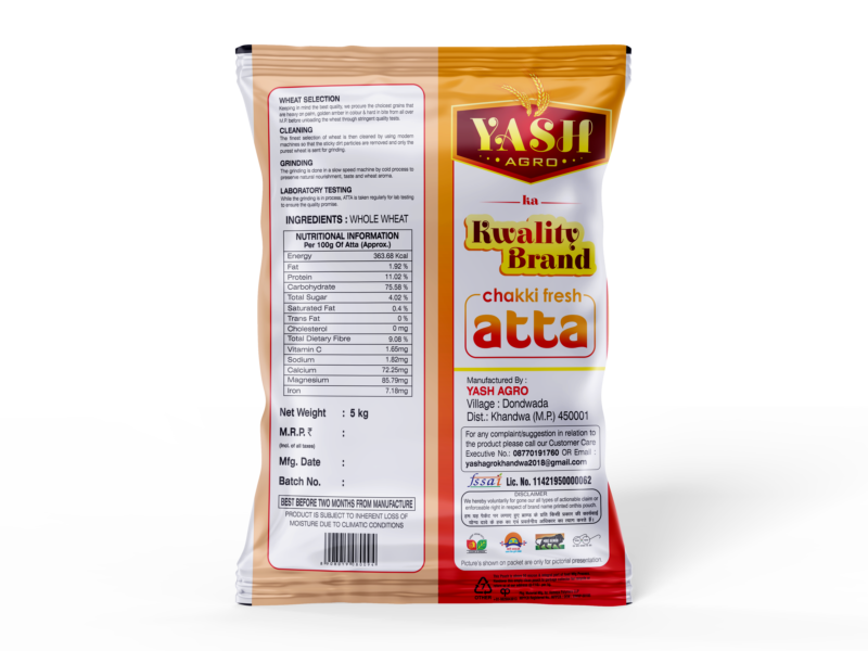 Kwality Brand Whole Wheat Atta - Image 2